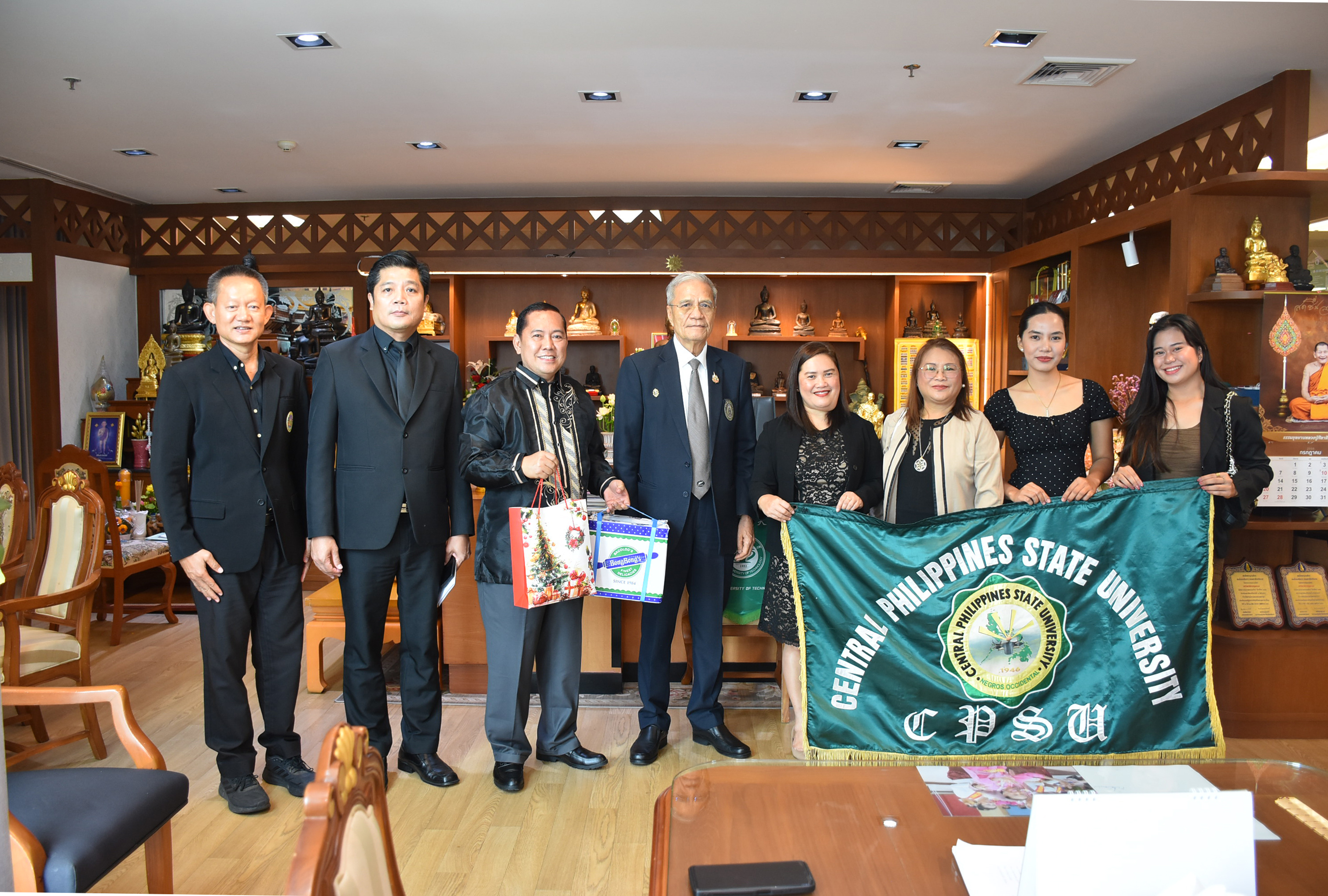 ต้อนรับมหาวิทยาลัย Iloilo State University of Fisheries Science and Technology และ Central Philippines State University